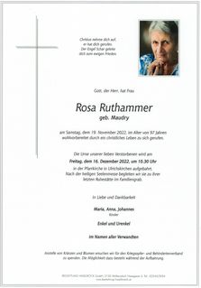 Rosa Ruthammer