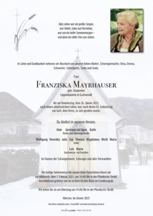 Franziska Mayrhauser