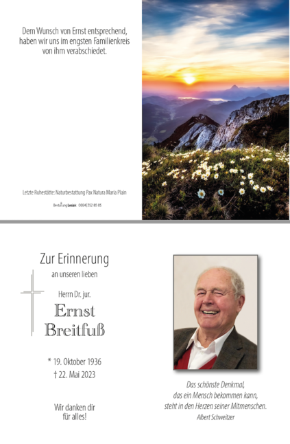 Dr. jur. Ernst Breitfuß